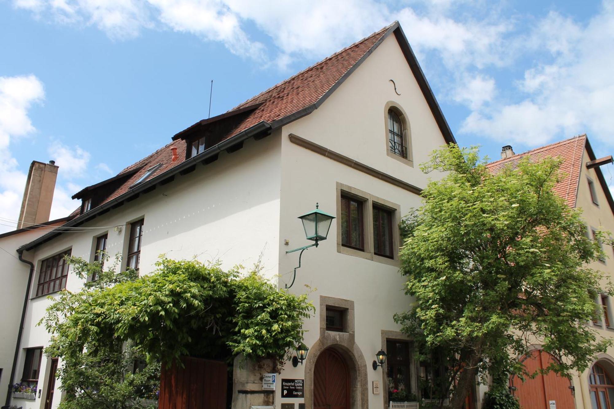 רוטנבורג אוב דר טאובר Kreuzerhof Hotel Garni מראה חיצוני תמונה